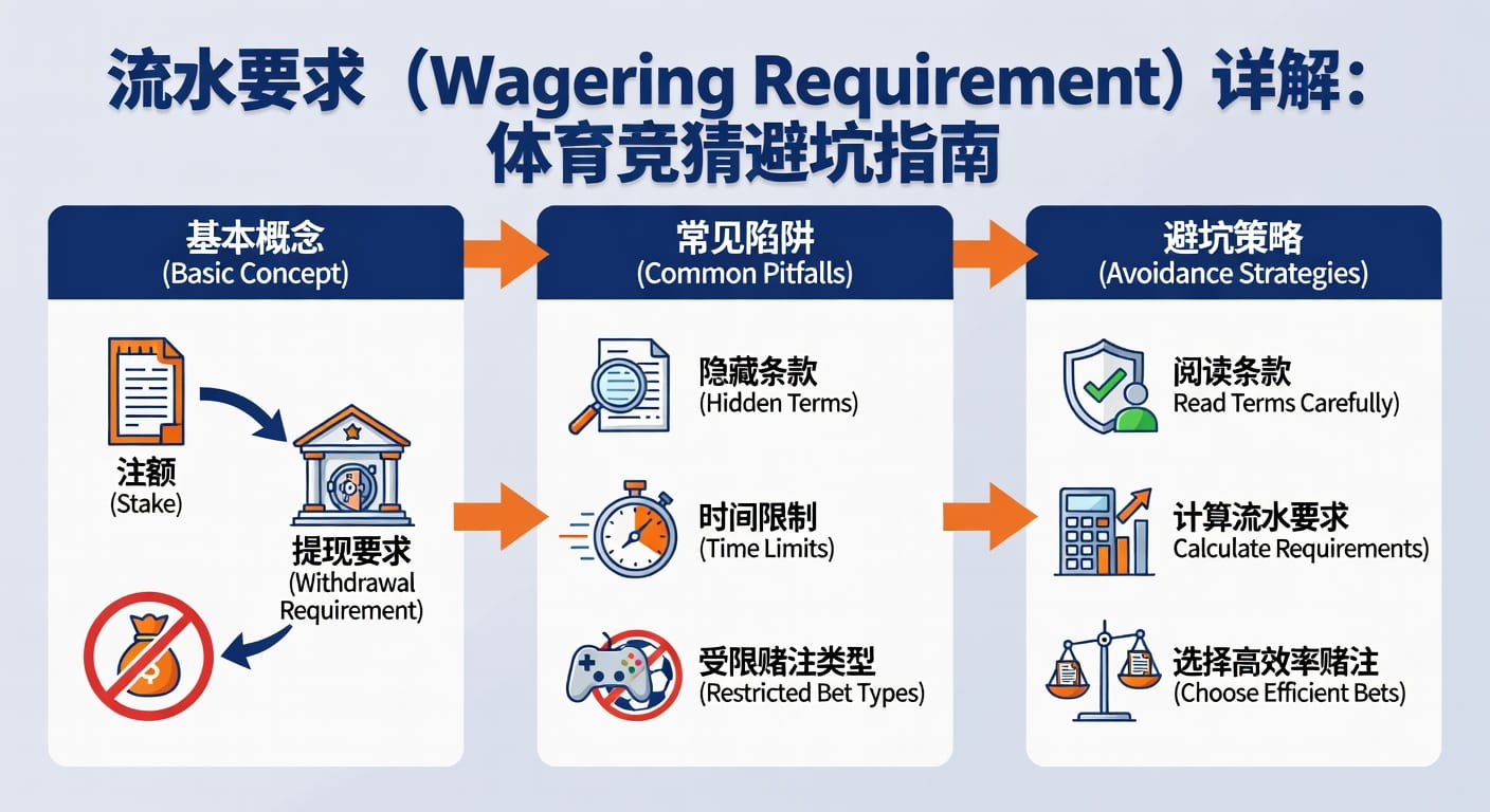 流水要求 sports wagering requirement 体育投注流水全解析